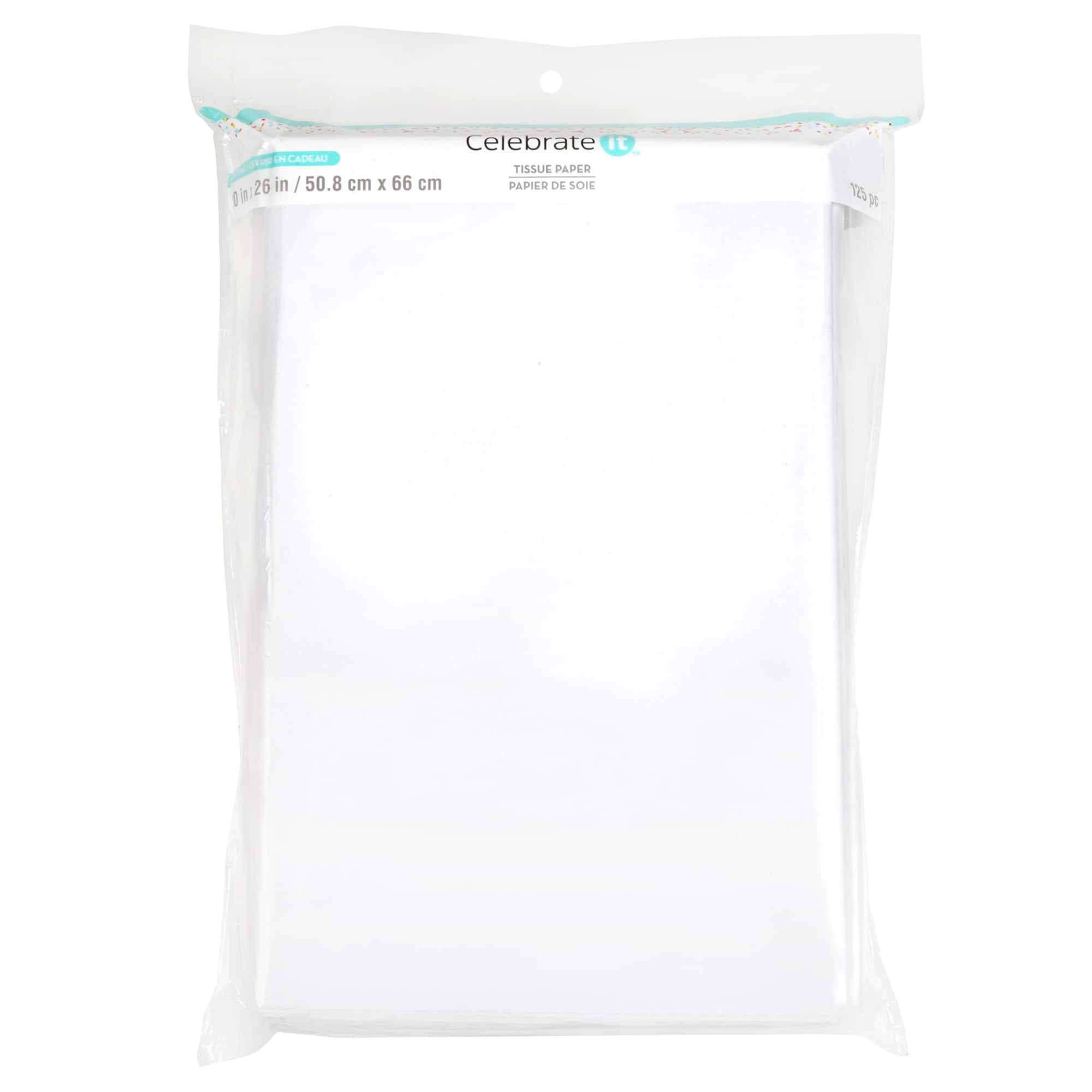 6 Packs: 125 ct. (750 total) White Tissue Paper Value Pack by Celebrate It™